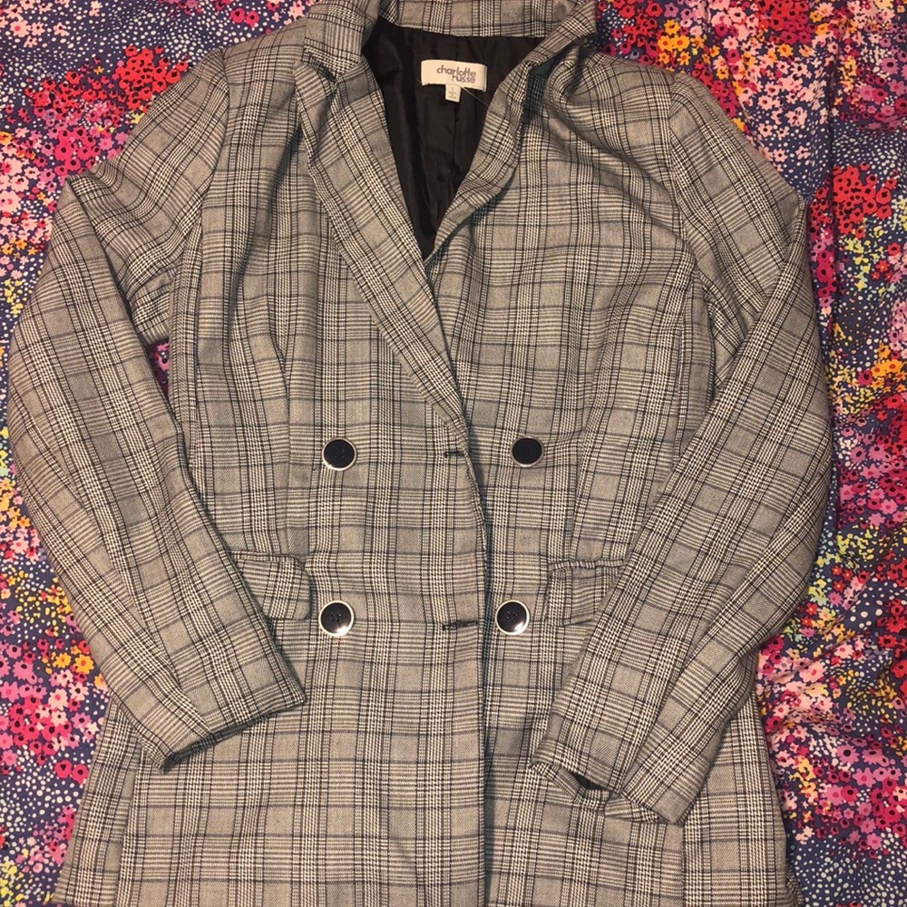 Plaid blazer